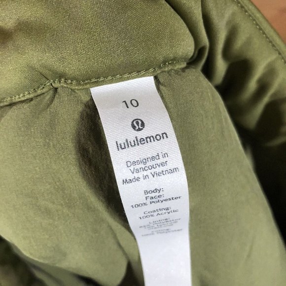 Lululemon Dynamic Movement Shorts Womens Size 10 Athletic Puffer Workout Hiking - Picture 6 of 12